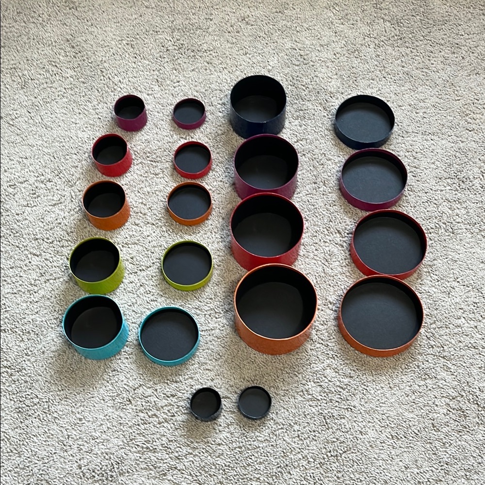 Colorful Multi-Size Storage Box Set